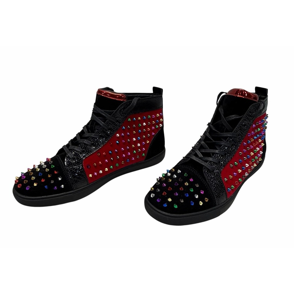 MEN ROYAL KING ORLATO MULTI COLOR SPIKE HIGHTOP SNEAKER EU 45/US 12